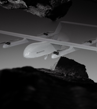 Mugin EV350(KIT)Full Electric CarbonFiber VTOL UAV