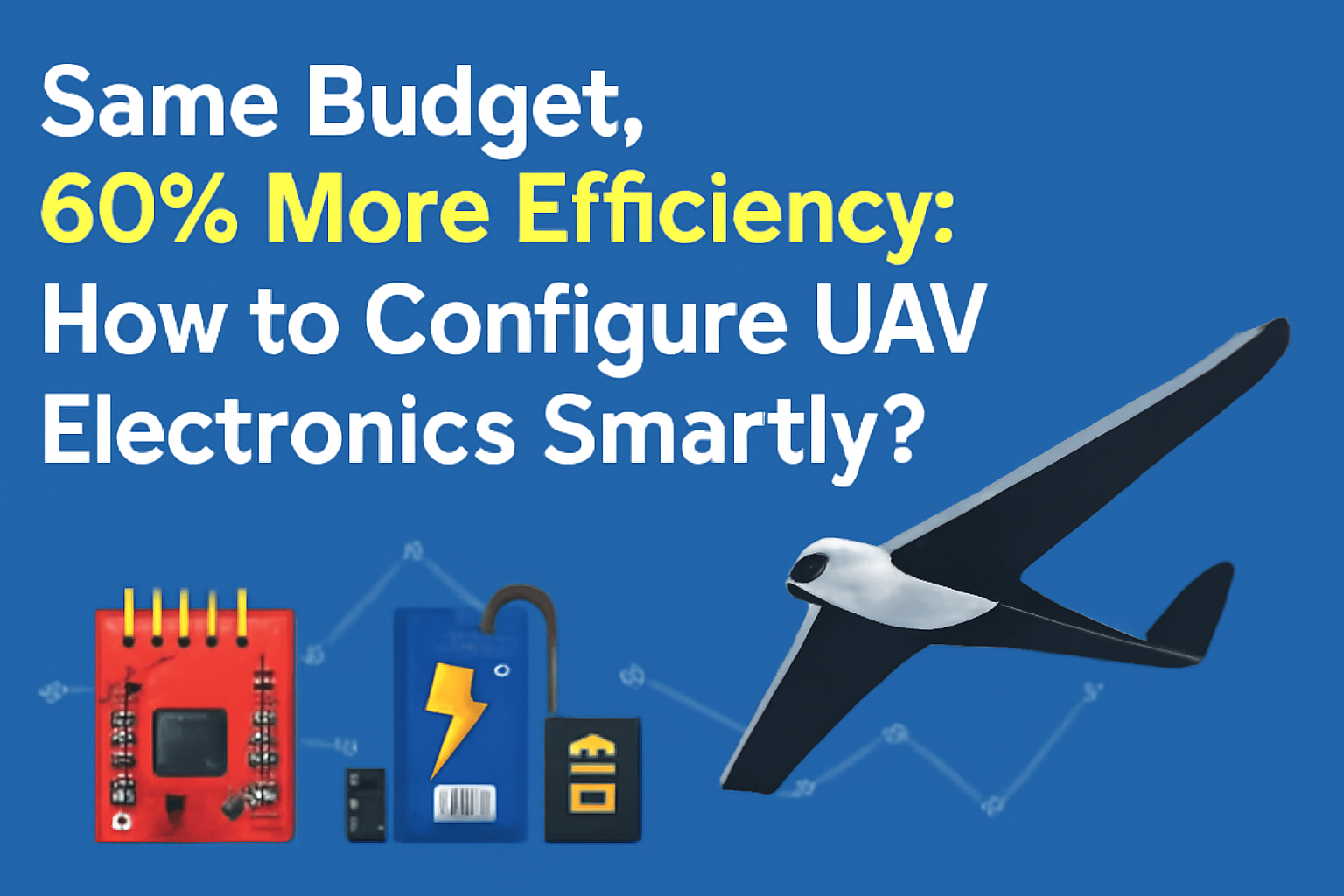 UAV Electronics Configuration: Same Budget, 60% More Efficiency.