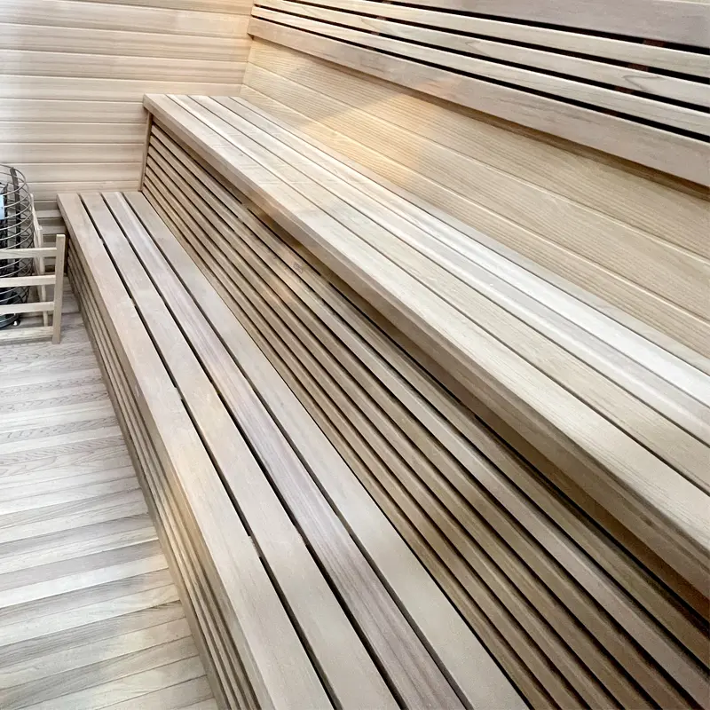 Factory Direct Sales Large Capacity Outdoor Wooden Sauna with Customizable Wet Steam Function