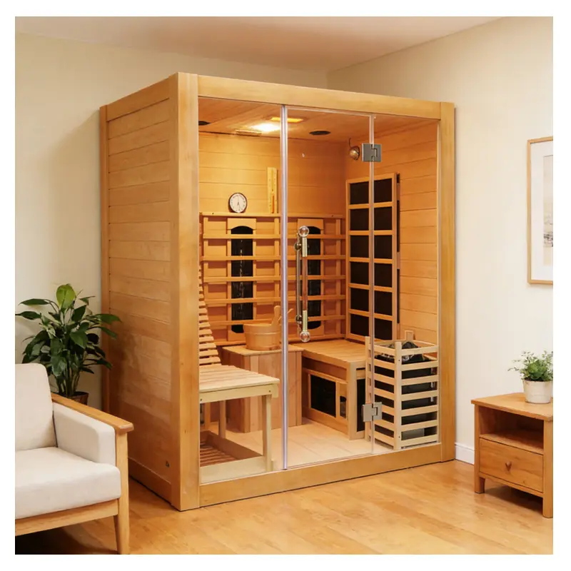 Safe & Comfortable Large Capacity Sauna Room  Factory Direct Dry & Wet Steam, Custom Wholesale for Home