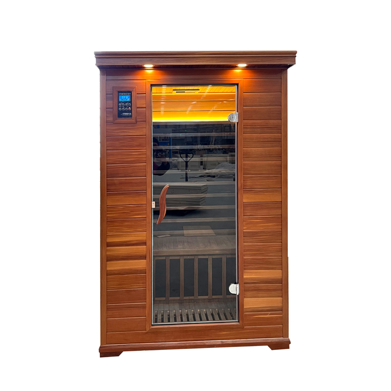 China Factory Direct | 2-Person Indoor Far Infrared Sauna Room with Carbon Plate Heating