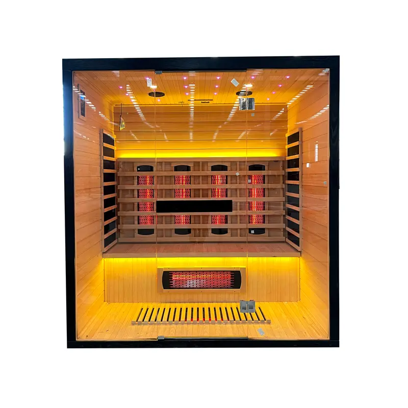 4-Person Low EMF Infrared Sauna – Premium Home Wellness Spa