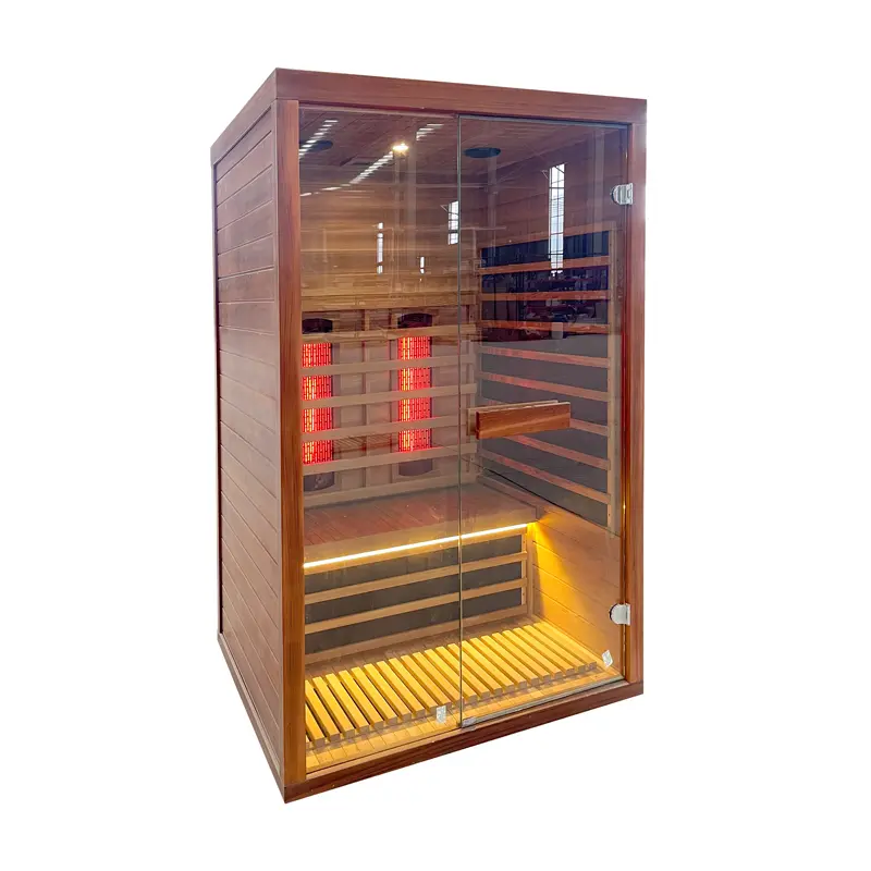 China Factory Red Cedar Solid Wood Far Infrared Dry Steam Sauna – Handcrafted, Customizable & Wholesale Available