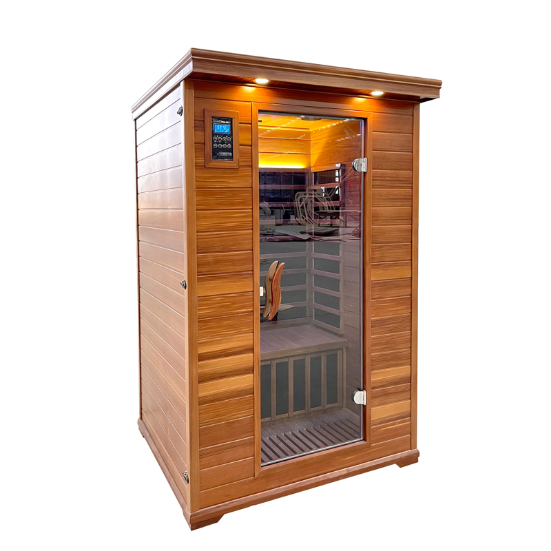 China Factory Direct | 2-Person Indoor Far Infrared Sauna Room with Carbon Plate Heating