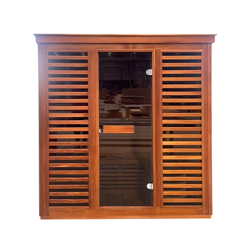 Professional Luxury Solid Wood Infrared Sauna Kits for Outdoor Use  Steam Room Combinations