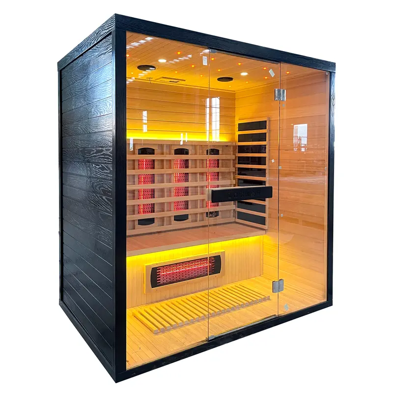 4-Person Low EMF Infrared Sauna – Premium Home Wellness Spa