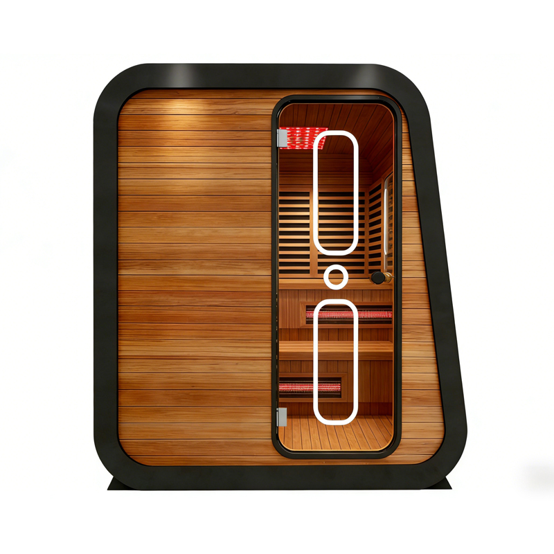 Modern Cube Infrared Sauna  Low EMF, Smart Control, Factory Direct