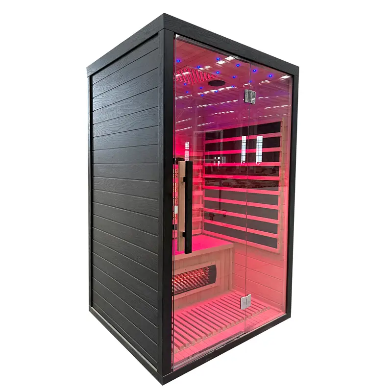 Premium 2-Person Infrared Sauna – Dual Heating System & Starry Sky Lighting Panel