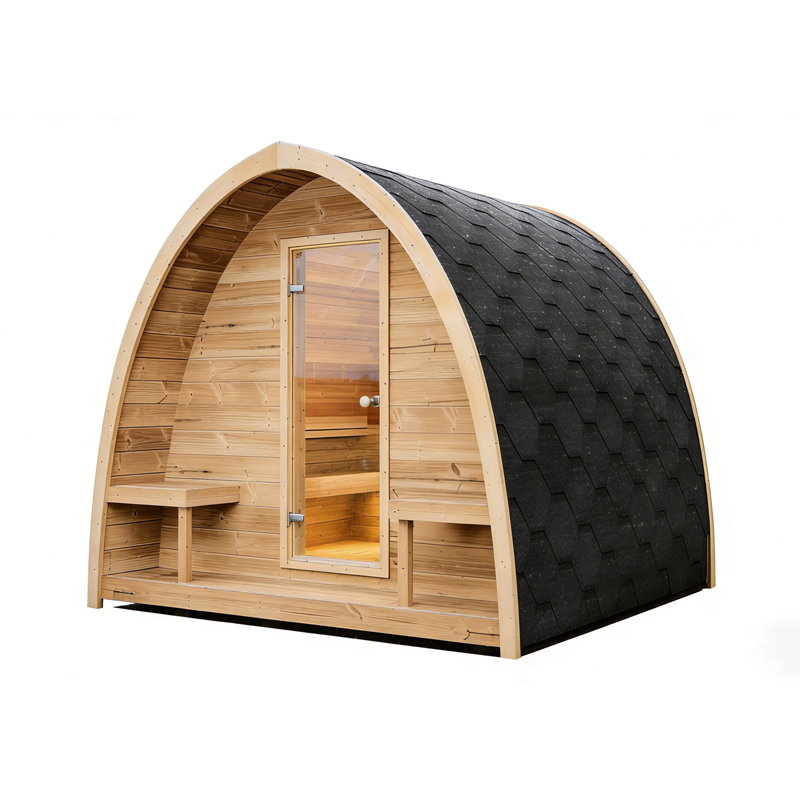 Premium Outdoor Sauna Cabin  HemlockCedar Construction, Factory Direct Sale