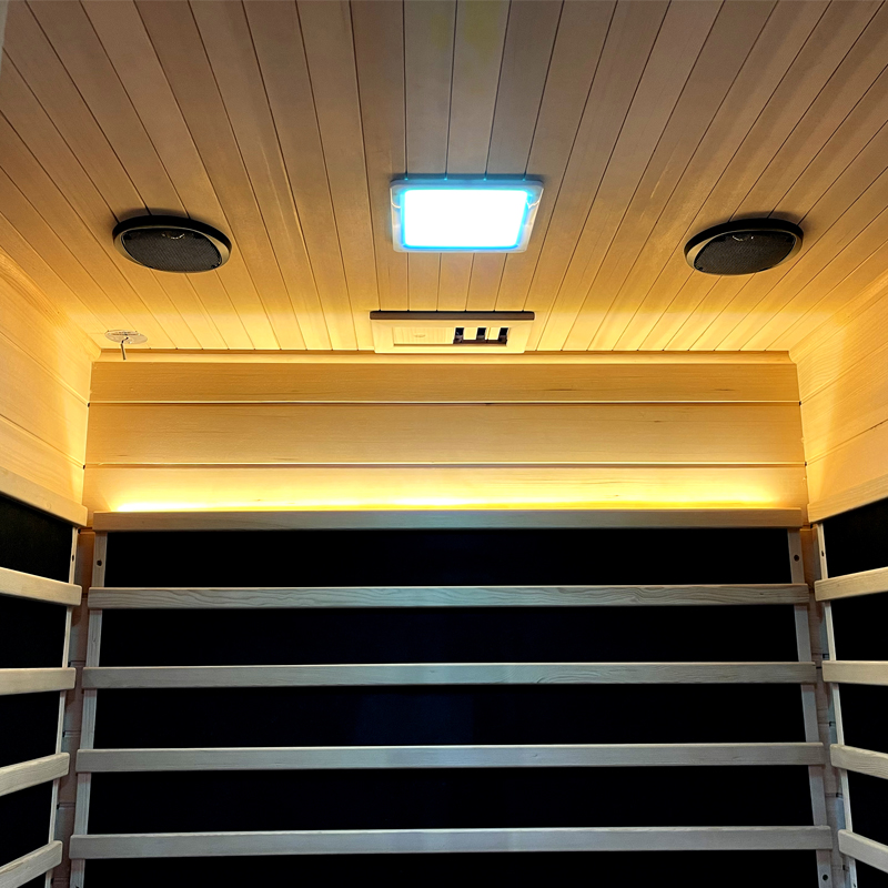 China Factory Direct 1-Person Indoor FIR Sauna Room | Carbon Plate Heating System