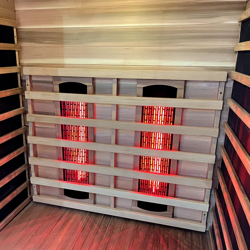 China Factory Red Cedar Solid Wood Far Infrared Dry Steam Sauna – Handcrafted, Customizable & Wholesale Available