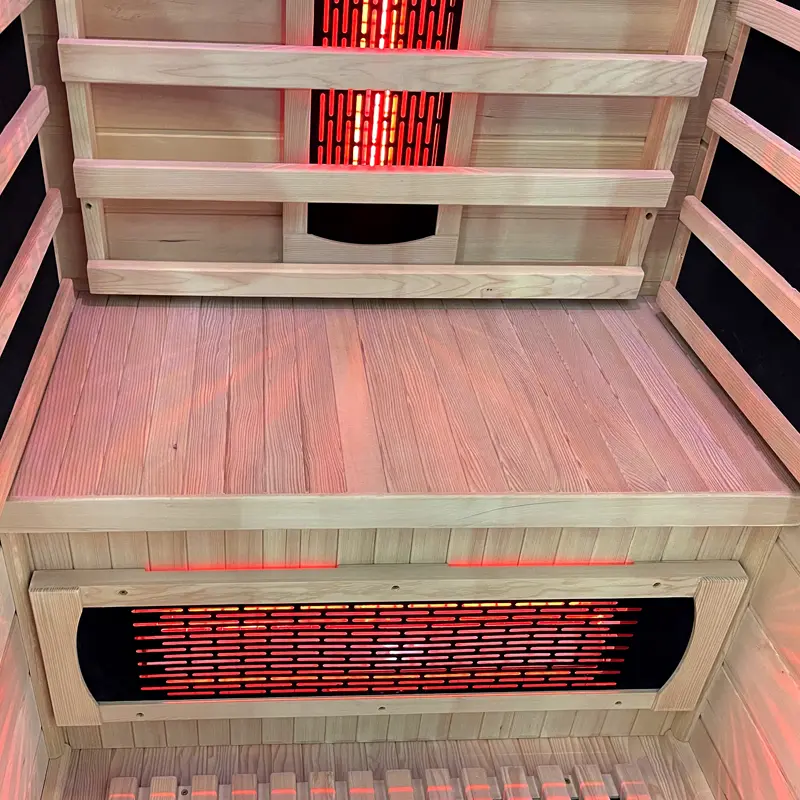 China Factory Single-Person Sauna – Far Infrared Carbon & Light Wave Heating with Starry Lights