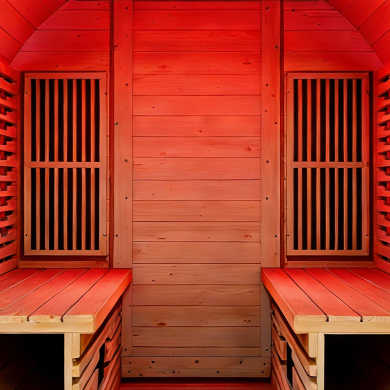 Wholesale Canadian HemlockCedar Traditional Steam Sauna  Barrel Sauna  Outdoor Sauna