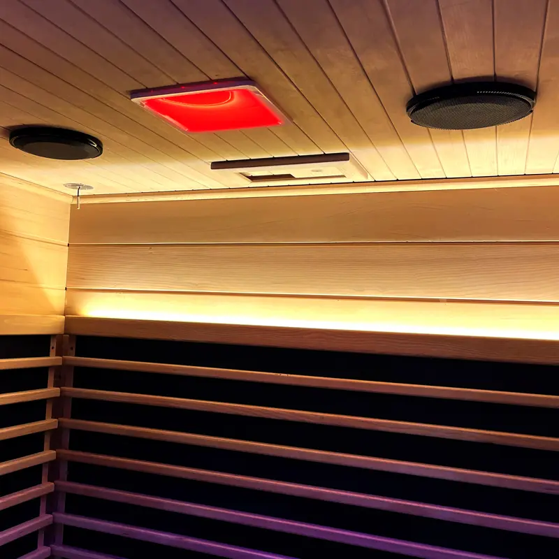 China-Made Large-Capacity Far Infrared Sauna with Intelligent Control Panel