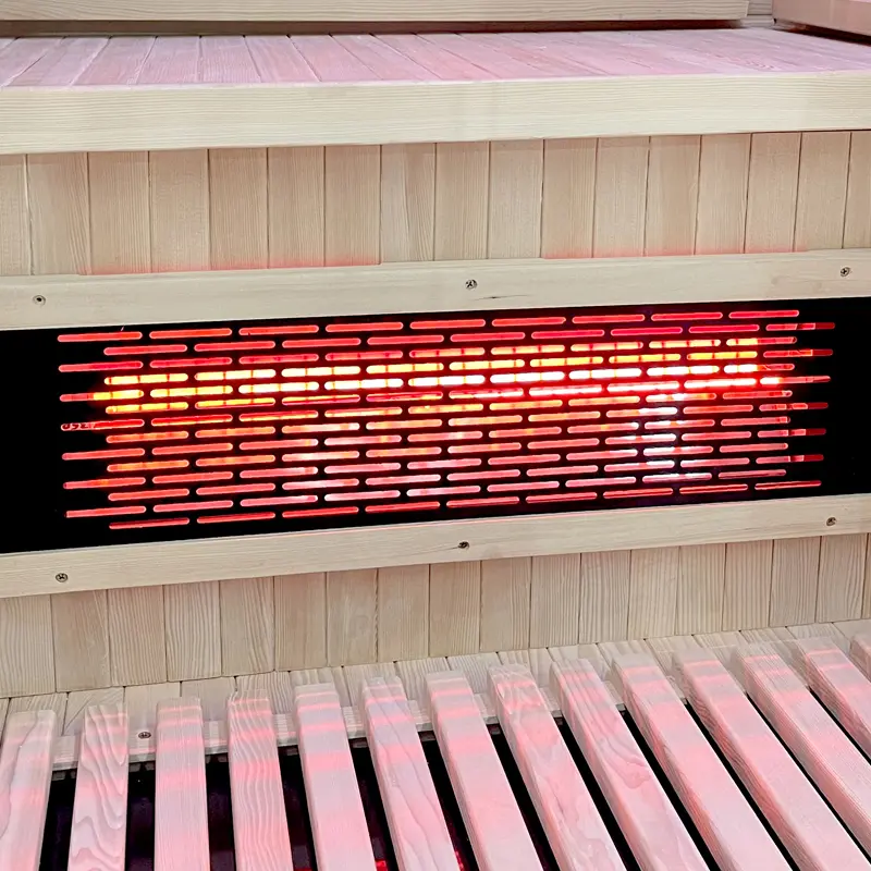 Premium 2-Person Infrared Sauna – Dual Heating System & Starry Sky Lighting Panel