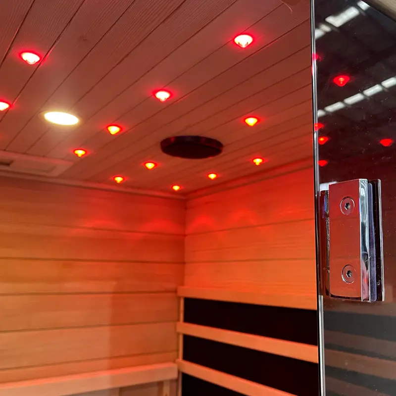 2-Person Spacious Home Far Infrared Sauna – Digital Control Panel, Factory Direct from China