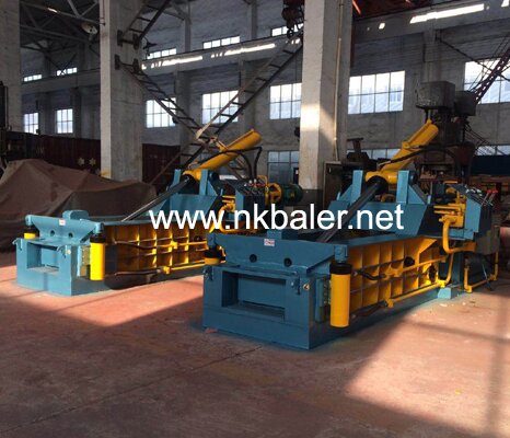 Waste Metal Scrap Metal Compactor Baler Baling Press Machine