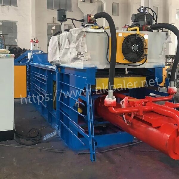 NKW125QT Close Door Automatic Tie Scrap Newpaper Baler Press