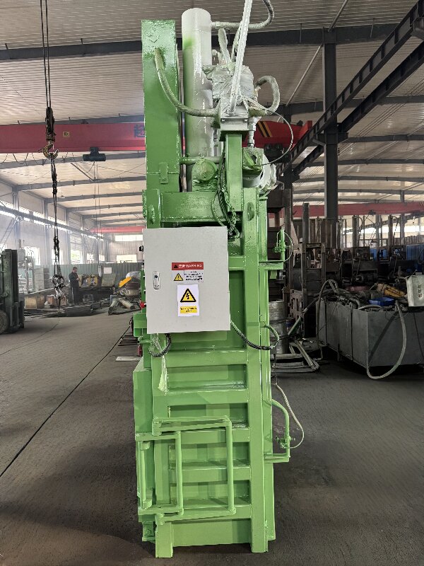 White paper vertical baling machine