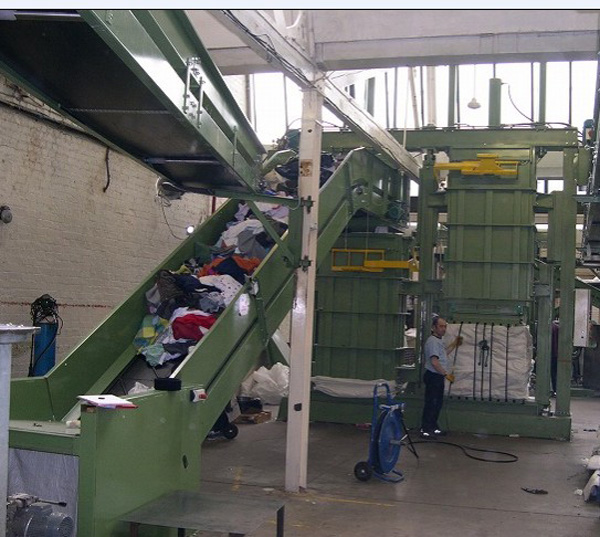 NK-T90S Used Clothes Two Chamber Balers