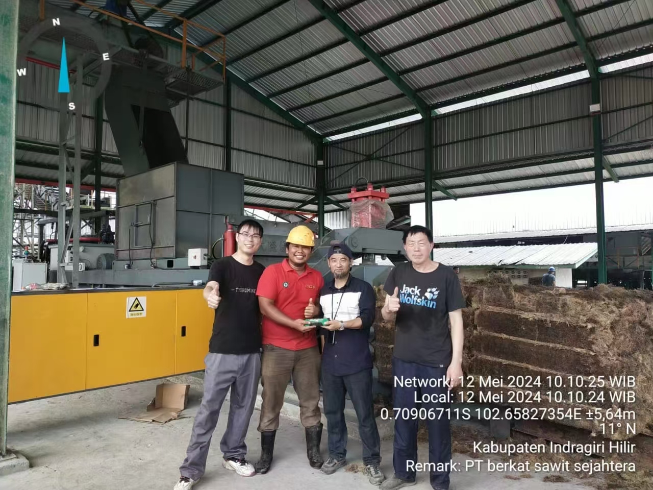 Fiber Baling machine