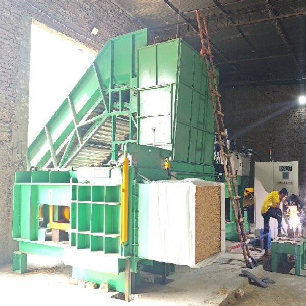 Bagging Baler Machine For Compressing Leaf