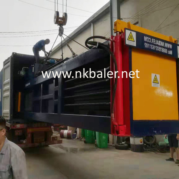 Scrap Plastic Hydraulic Bale Press