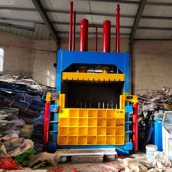 How a Scrap Metal Press Machine Enhances Workplace Safety?