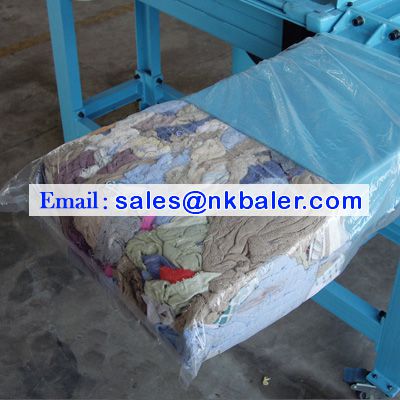 Used Rag Baler Machine