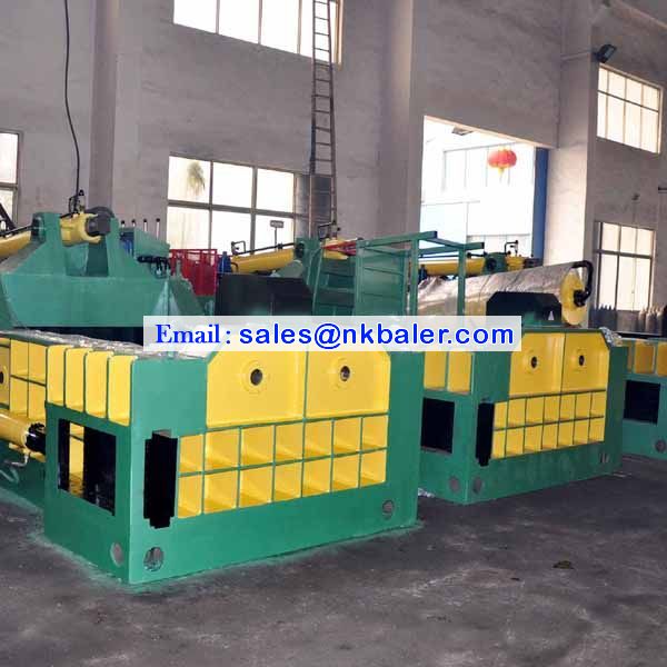 Waste Metal Scrap Metal Compactor Baler Baling Press Machine