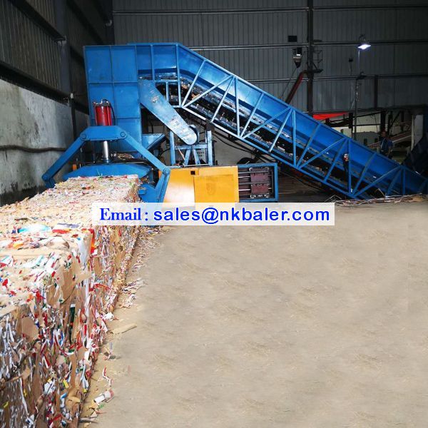 Cardboard Recycling Baler Machine