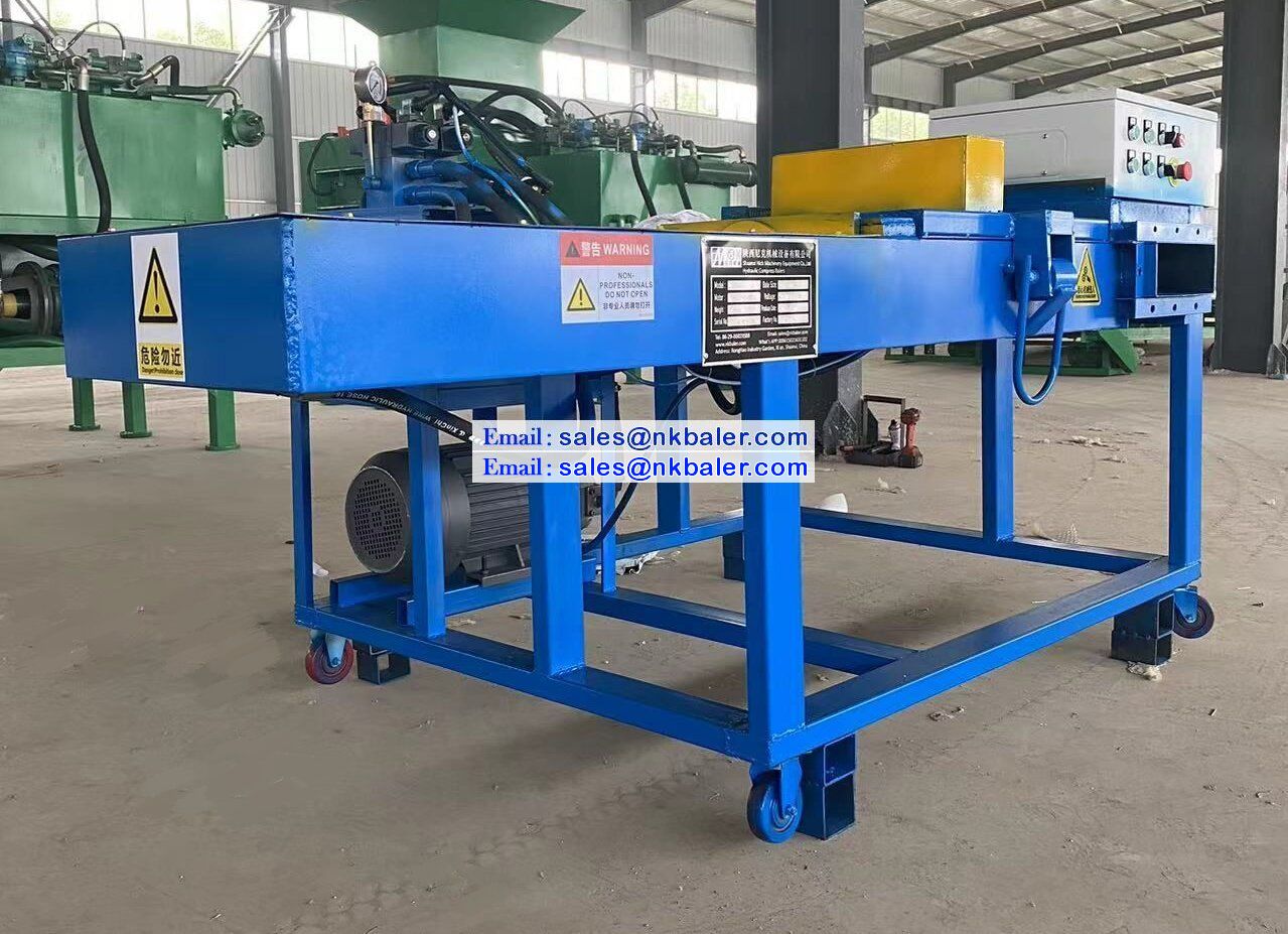 20KG Used Clothes Baling Press For Recycling Wiper And Textiles
