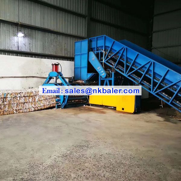Carton Paper Auto Tie Hydralic Baler
