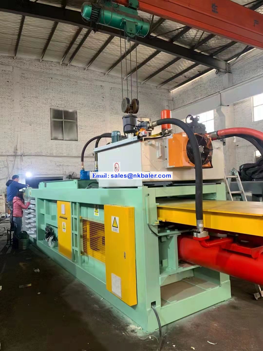 Waste Recycling Baler - Cardboard Box Compactor - NKBALER