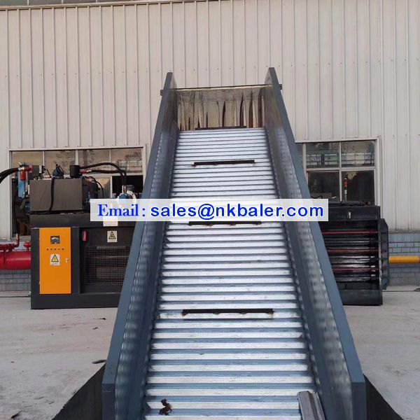 Plastic case baling press machine