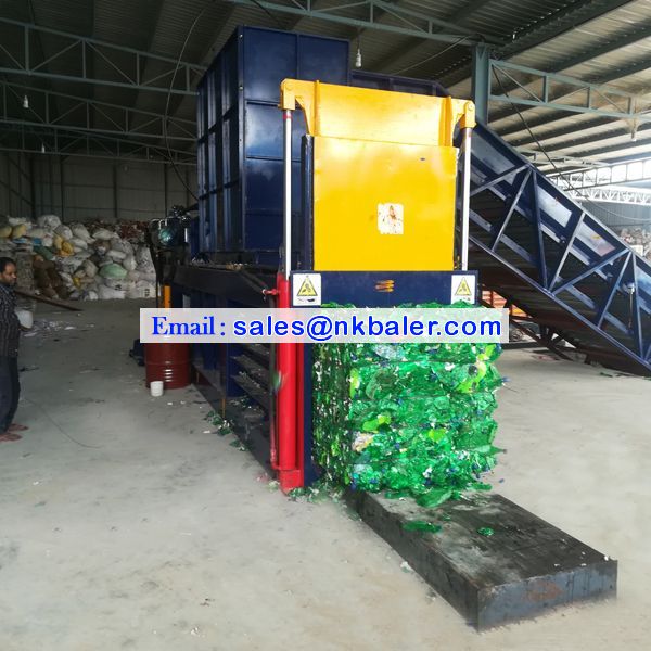Plastics Horizontal Baler Machine