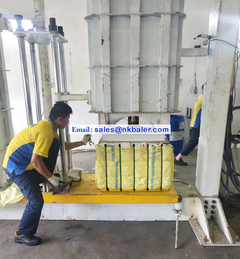 NK-T90S Used Clothes Two Chamber Balers