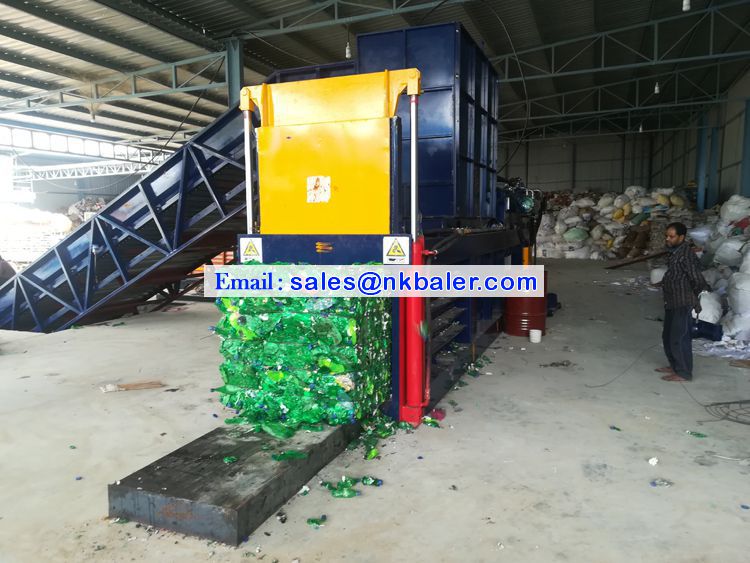 Plastics Bottles Horizontal Baler