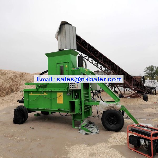 Rice Husk Vertical Hydraulic Baler