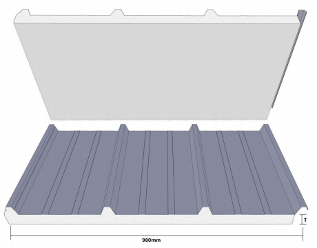 Four Waves EPS Roof Panel