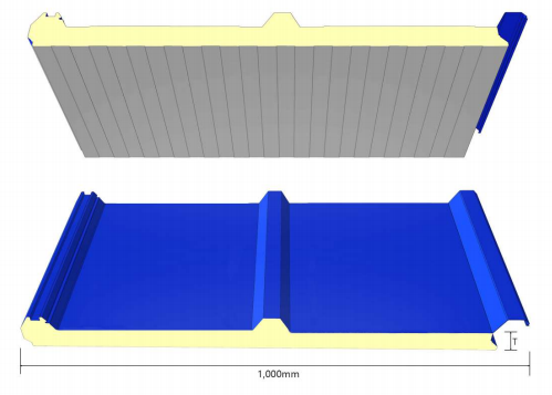 Three Waves PU Roof Panel