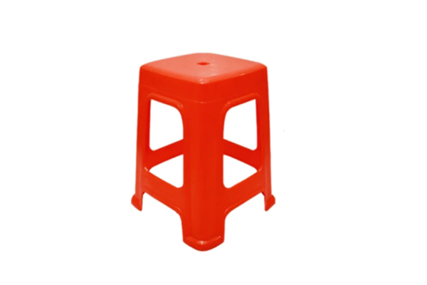 3V Plastic Stool: A Simple, Sturdy, and Versatile Seating Solution