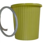 PP Material 8045 Series Chartreuse Trash Can | Jindong Plastic