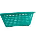 PE Material 60 Series Green Plastic Basket | Jindong Plastic