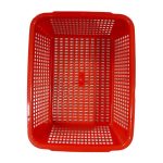 PE Material 60 Series Red Plastic Basket | Jindong Plastic