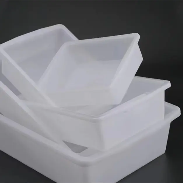 PE material square plastic basin