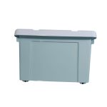 PP Material 80 Series Blue Plastic Storage Box With Wheels | Jindong Plastic