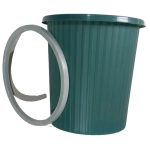 PP Material 8045 Series Green Trash Can | Jindong Plastic