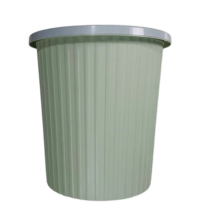 PP material 8045 series light green trash can