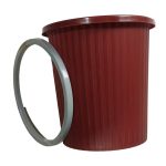 PP Material 8045 Series Red Trash Can | Jindong Plastic
